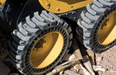 Skid Steer with Flexport Tires
