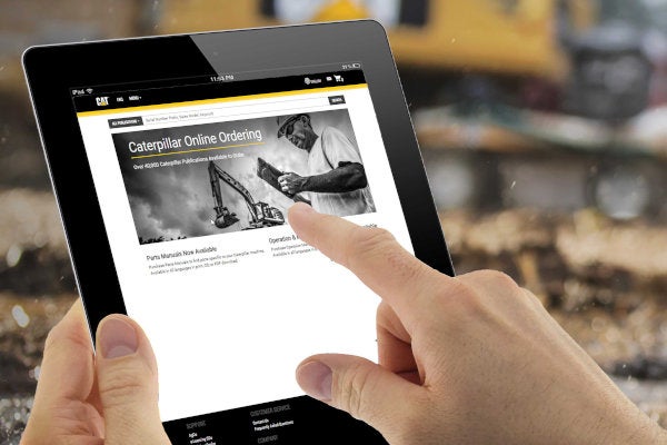 Ordering Parts on a Tablet