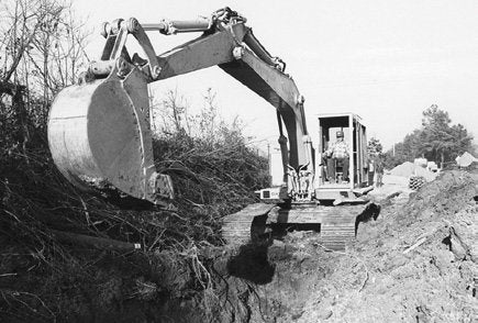 Cat Excavator 1970s