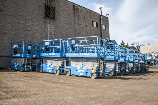 Genie Scissor Lifts Ready for Delivery