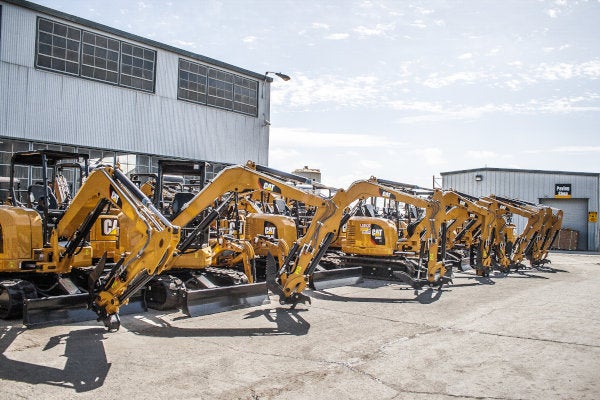 Mini Excavators Ready for Delivery