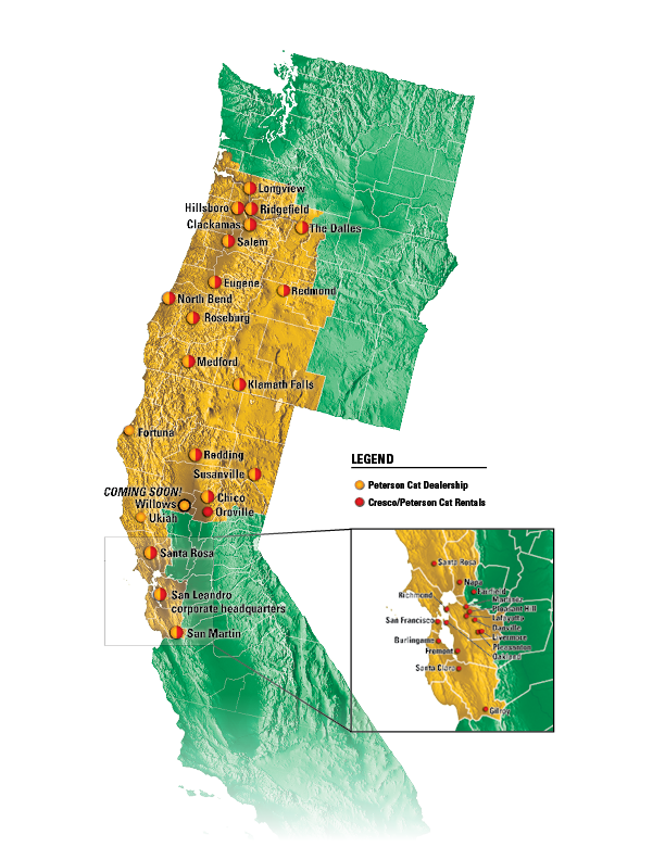 Peterson Cat territory map