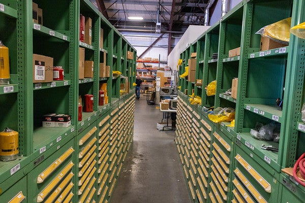 Cat parts warehouse in San Martin
