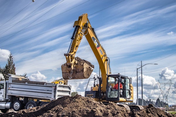 cat excavator