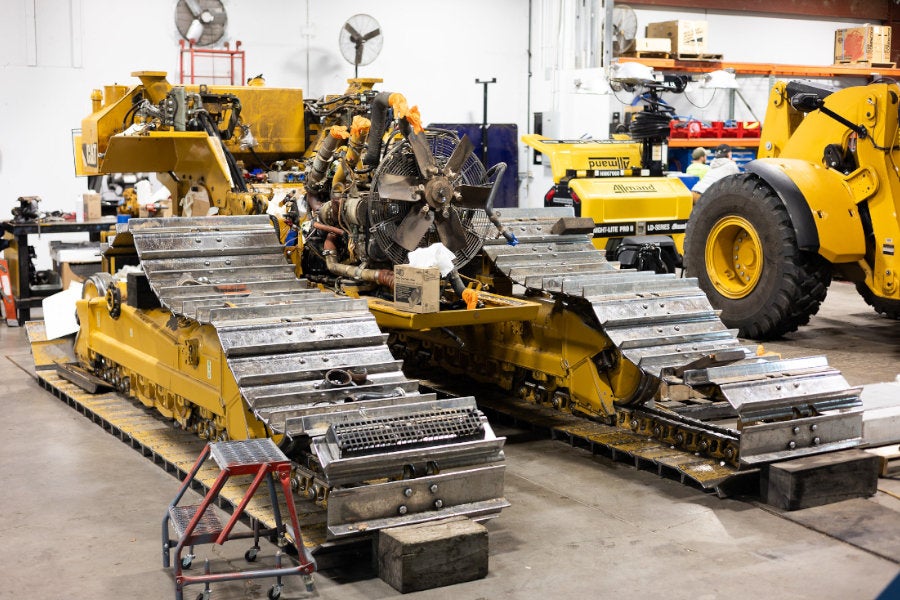 Torn down D6N in Clackamas shop