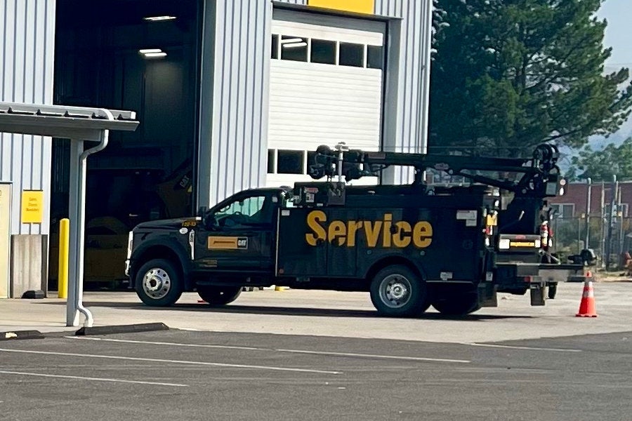 Field service truck at Klamath Falls store
