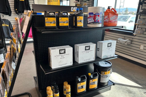 Cat fluids, grease, and shop towels Ukiah