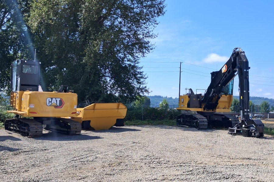 Brand new Cat forestry machines