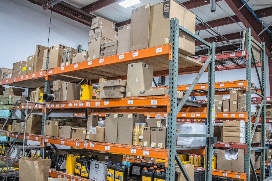 Vidmar racks of parts