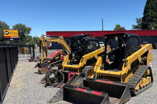 Cat and Ditch Witch rental equipment