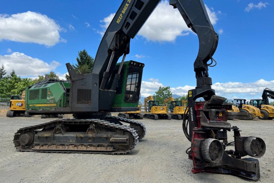Used John Deere 3156G forestry machine with Waratah processing head at Peterson Cat Eugene