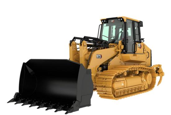 Cat 973 Track Loader has the weight and horsepower to get the job done