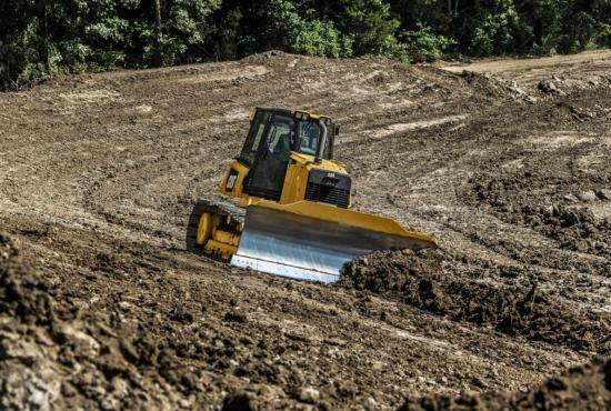 D6K2 Dozer Pushing Wind Rows