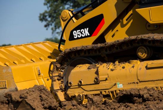 Crawler loader undercarriage getting traction