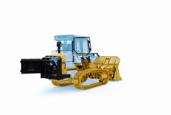 Cat 963K Track Loader equipped for waste and landfill work