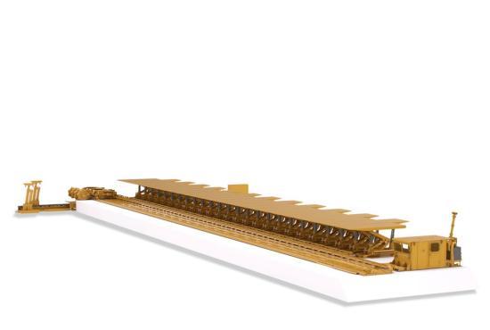 Rock Straight System: Hard Rock Longwall Mining System for Low Seam Deposits