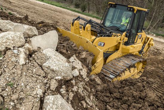973K Track Loader has the power to lift and carry heavy loads
