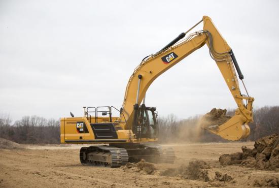 The Cat 336 excavator moves loads of material quickly and efficiently.