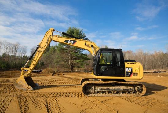 313F GC Hydraulic Excavator left-view