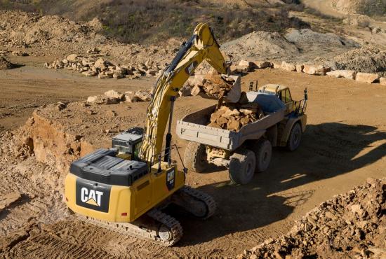 The 352F is a terrific choice for quarry work.