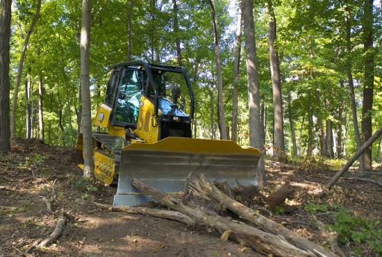 Add options like sweeps and screens to equip your D4 to do forestry and land clearing work