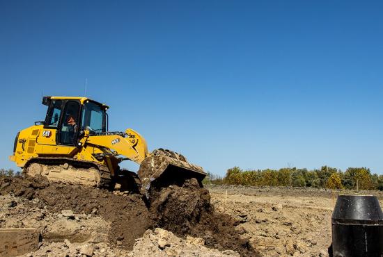 Crawler loaders excel at utility work