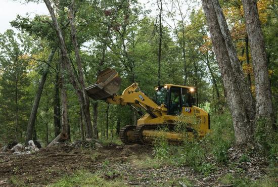 Cat track loaders have the power for land clearing