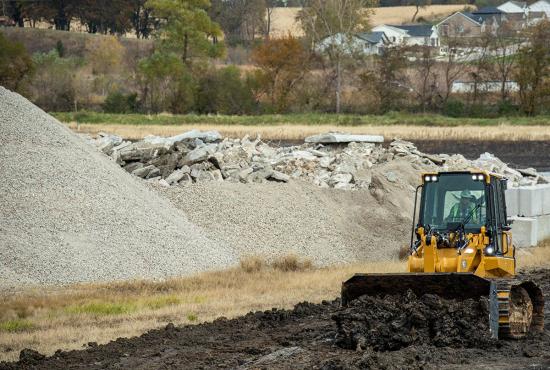 Cat track loaders excel at grading