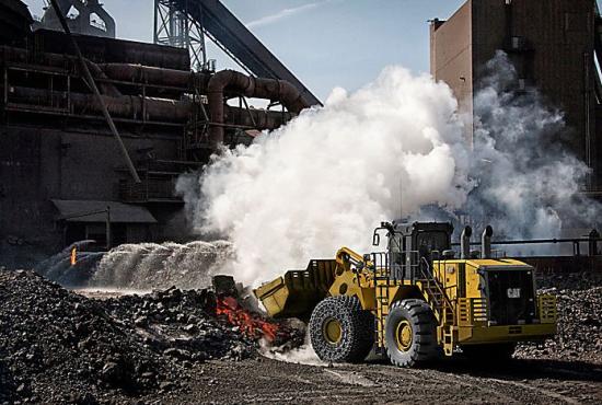 990 Large Wheel Loader Steel Mill