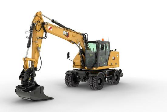 M314 Wheeled Excavator with tiltrotator and bucket