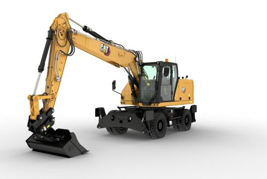 M316 Wheeled Excavator with tiltrotator and bucket