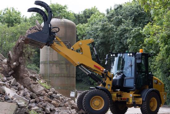 Cat® 908 Compact Wheel Loader High Lift