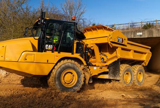 730 EJ Three Axle Articulated Truck