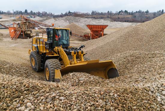 980 GC Wheel Loader view of linkage