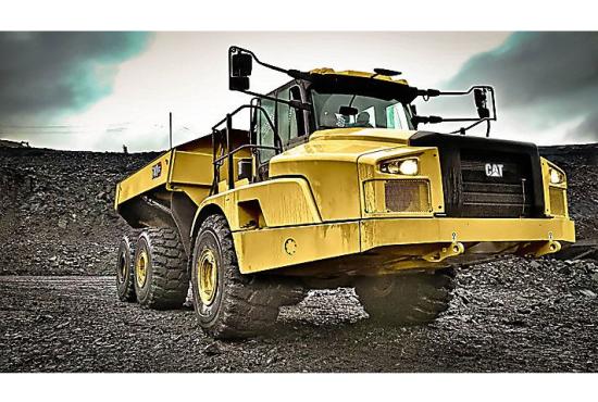 740 GC Three Axle Articulated Truck