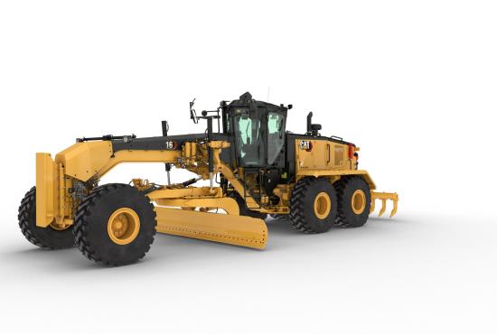 16 Motor Grader with push block and ripper