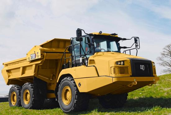 730 EJ Three Axle Articulated Truck