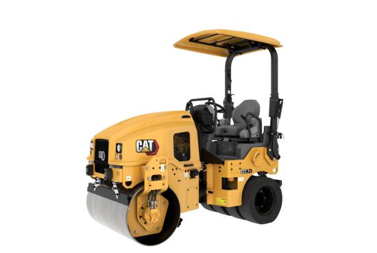 CC2.7 GC combination tandem roller front, left side