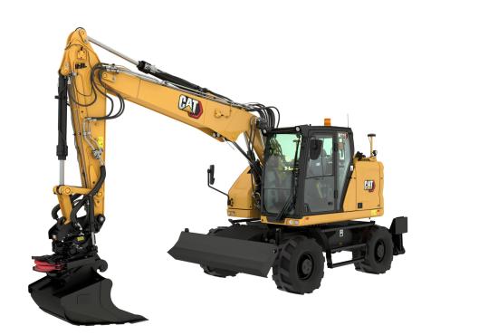 M315 Wheel Excavator silhouette