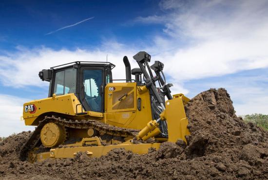 D6 Dozer Pushing Dirt