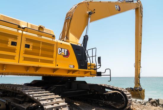 The Cat® 395 Long Reach Excavator (LRE) combines premium performance and simple-to-use technology.