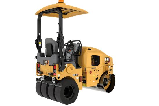 CC2.7 GC combination tandem roller rear, right side