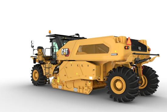 RM800 reclaimer/stabilizer rear, left side.