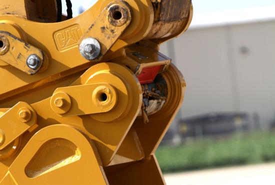 Compaction work with coupler and vibratory plate compactor.