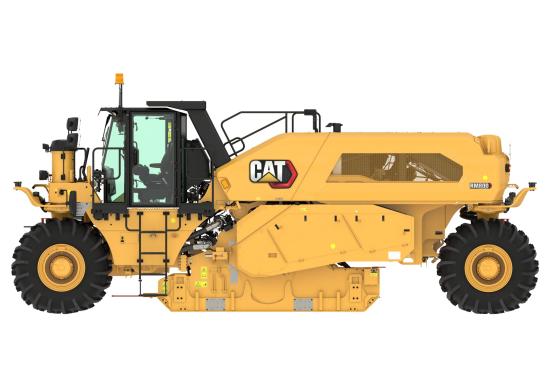 RM800 reclaimer/stabilizer, left side.