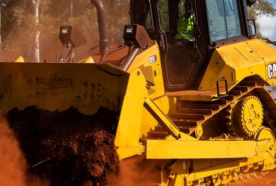 D5 Bulldozer with purpose-built SU Blade