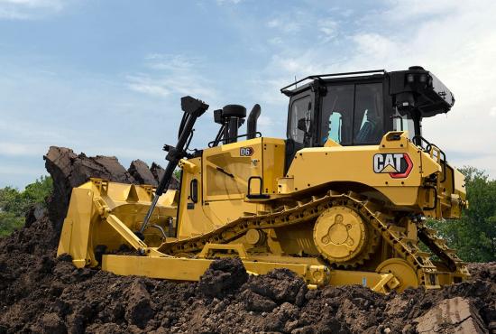 D6 Dozer has the Power to Push Heavy Material
