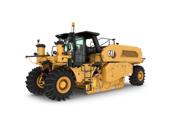 RM800 reclaimer/stabilizer front, left side.