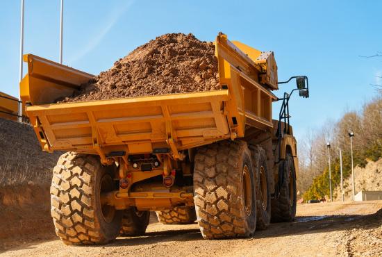 730 EJ Three Axle Articulated Truck