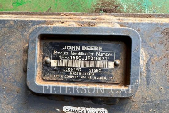 2019 DEERE 3154G FOREST MACHINE